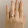 thumbnail image 2 of Geometric Antique MInimalist Gold Square zircon Color Rings For Women Party Accessories Gifts Custom Jewelry, 2 of 3