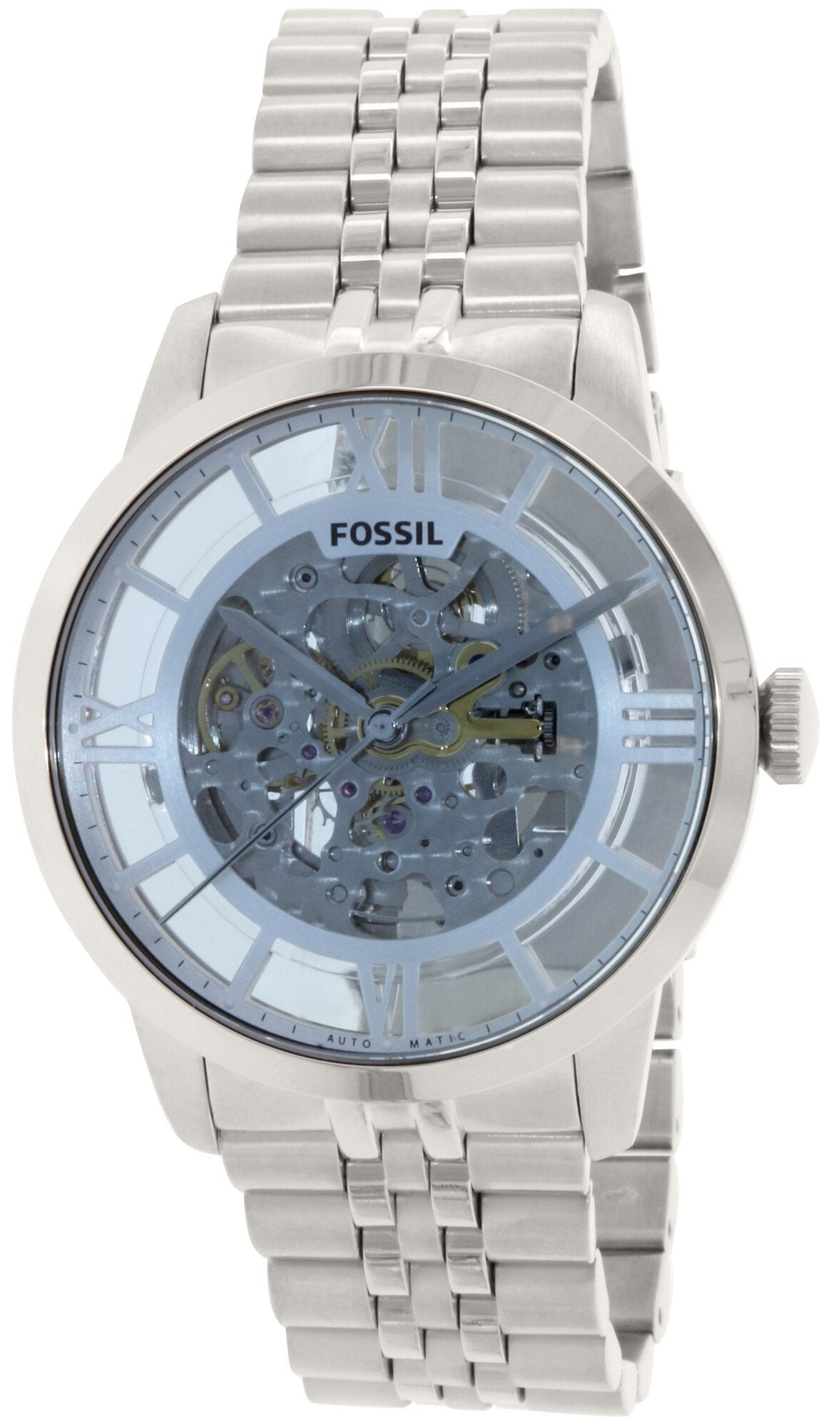 Fossil Men's Townsman Steel Automatic Skeleton Watch ME3073