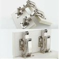 thumbnail image 2 of Furniture Hinge,2 Pack 170 Degree Kitchen Cabinet Door Hinges + 16 Screws - Wide Angle Door Hinges - No Slot Required, 2 of 5