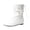 White, variant on Fesfesfes Chelsea Boots Women Winter Elevated Wedge Heel Mid Heel Lace Up Mid Sleeve Fashion Boots 4.5(35)
