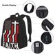 thumbnail image 3 of Balery USA Flag Cross Mochila Escolar 3 en 1 para Niños - Mochila Resistente con Lonchera Térmica y Estuche - Mochila Escolar para Niños y Niñas, 3 of 7