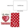 thumbnail image 3 of AuroraX Valentine'S Day Kitchen Hand Towels Absorbent Microfiber Heart Print Dish Towels Soft Decorative Reusable Cleaning Quick Drying Holiday Dish Cloths for Dish Rags Drying Dishes(24x16 Inch), 3 of 6