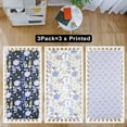 thumbnail image 2 of Sábanas ajustables AMROSE, paquete de 3 unidades, 71 x 132 cm, diseño floral suave para cuna, 2 of 7