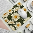 thumbnail image 2 of Daisy Printed Square Desk Pad, 8.3x9.8 Inch Non-Slip Rubber Bottom Gaming Mousepad, Desk Mat for Office and Gaming, 2 of 6