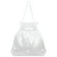 thumbnail image 1 of Nupcial blanco de la dama de honor de la flor adornado del carro del bolso del bolso de raso (flor de la perla), 1 of 6