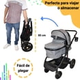 thumbnail image 4 of Carriola 4 En 1 Sistema De Viaje Todo Terreno Ibaby Cupra Gris Oscuro Negro, 4 of 9
