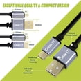thumbnail image 2 of Cable USB-C GEARit, paquete de 3, 0,9 m, carga rápida, USB 2.0, 2 of 7