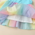 thumbnail image 6 of Utlike Girls Outfit Sets Multicolor Dress Clothes Sleeveless Toddler Rainbow Baby Ruffle Girls Playtime Sets Size 12 Months-18 Months, 6 of 9