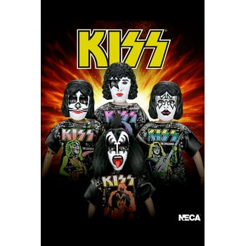 KISS x Ben Cooper Costume Kids Collection - The Starchild, The Demon, The Spaceman & The Catman Costumed Action Figure Bundle