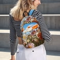 thumbnail image 5 of Easygdp Vibrant Field Of Blossoms Mochila de Lona Resistente para Laptop, Compatible con Laptops de 15 a 17 pulgadas, Ideal para Escuela, Trabajo y Viajes-Medium, 5 of 5