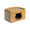 thumbnail image 3 of Rascador para gatos, rascador para gatos, decoración de salón, protección de muebles, nido de resistente al desgaste, casa rascadora para, 3 of 8