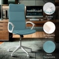 thumbnail image 3 of MAGMALIFE Silla de Oficina Stilla Ergonómica con Reposacabezas, Respaldo de Malla Transpirable, Altura e Inclinación Ajustables, Reposabrazos Abatibles, Ruedas 360° Silenciosas, Soporta 150kg (Azul), 3 of 8