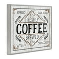 thumbnail image 3 of Stupell Industries Rustic Fresh Brew Coffee Sign Autumn Charm Gray Framed by Jennifer Pugh, 3 of 9