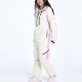 thumbnail image 4 of HAPIMO Women's One Pieces Ski Suits Jumpsuits Winter Outdoor Waterproof Snowsuits for Outdoor Snow Ski Sports Outwear White L, 4 of 7