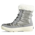 thumbnail image 3 of Sperry Women's Bearing Plushwave Silver Snow Boot 5.5M, 3 of 5