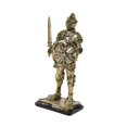 thumbnail image 3 of Estatua de caballero, adorno de escritorio, artesanía de arte vintage, figura de caballero coleccionable para Oro, 3 of 8
