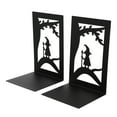 thumbnail image 4 of 2Pcs Vintage Bookends Book Ends Heavy Duty Book Holders Desktop Decoration, 4 of 8