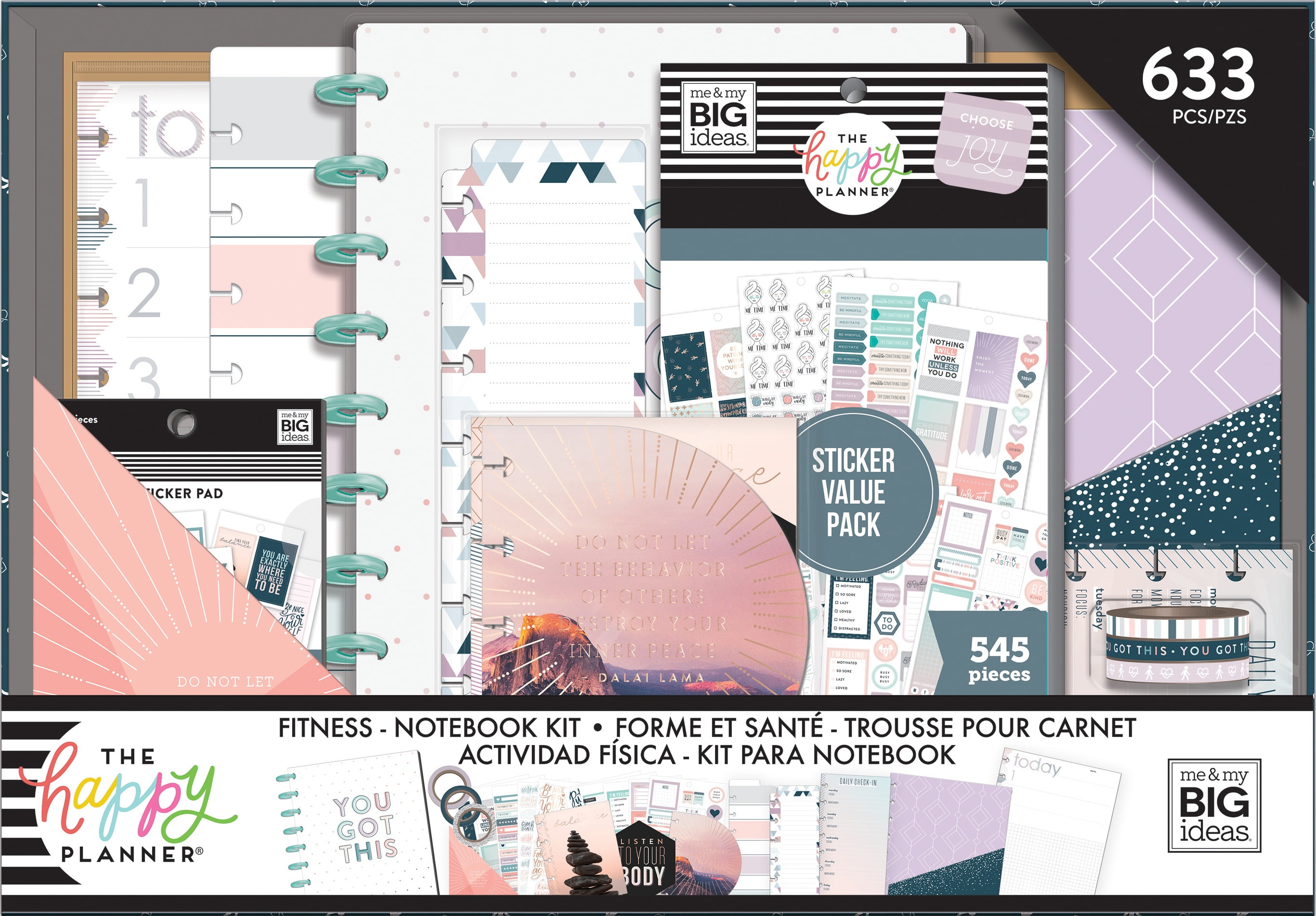 Happy Planner Notebook Box Kit Accessories Fitness Walmart Canada