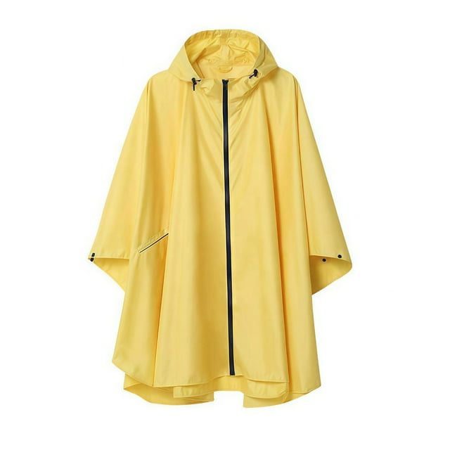 FYEGRE Veste Décontractée d'Extérieur pour Hommes pour Toutes les Saisons avec Fermeture Éclair Complète Design Léger Idéal pour Temps Pluvieux Randonnée et Aventures Quotidiennes Lavable en Machine Coupe Ample Jaune A