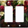 thumbnail image 6 of Metal Light Switch Plate Outlet Cover Rose Red White Wallpaper ROS019, 6 of 13