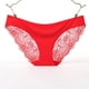 thumbnail image 2 of Gibobby Calzoncillos de encaje para mujer sexys Ropa interior de mujer Encaje Cintura Encaje Calzoncillos elásticos transpirables Bragas cómodas para damas(Rojo,G), 2 of 3