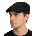 thumbnail image 6 of Minzimin Men's Flat Caps Mesh,2 Pcs Adjustable Breathable Newsboy Beret Ivy Irish  Cabbie Hat for Outdoor Activities, 6 of 8