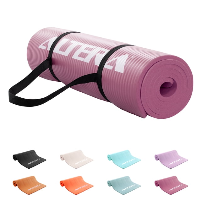 Tapete Ejercicio Pilates Yoga Fitness Portatil Altera 10mm
