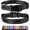 Black, variant on Minzimin 1Pcs Reflective Dog Collar, Sturdy Nylon Collars for Puppy and Extra Small Girl and Boy Dogs, Adjustable Dog Collar with Quick Release Buckle