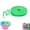 Green, variant on Portable Clothesline for Outdoor & Home, Nylon Windproof Non-Slip Design with Hooks, Adjustable for Travel Camping RV & Balcony Use