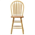 thumbnail image 3 of Oak Selections Arrowback 24" Solid Wood Counter Stool in Light Oak (Set of 2), 3 of 4