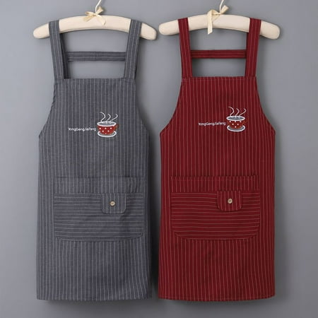 

GROFRY Cooking Apron Lightweight Portable Comfortable Oil-proof Apron Cooking Overalls for Home