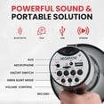 thumbnail image 4 of Megáfono portátil Pyle PA Bullhorn de 30 W con sirena, 4 of 7
