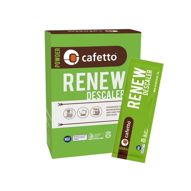Descalcificador verybarista Renew para máquinas de café espresso, 6 bolsitas de 25 g