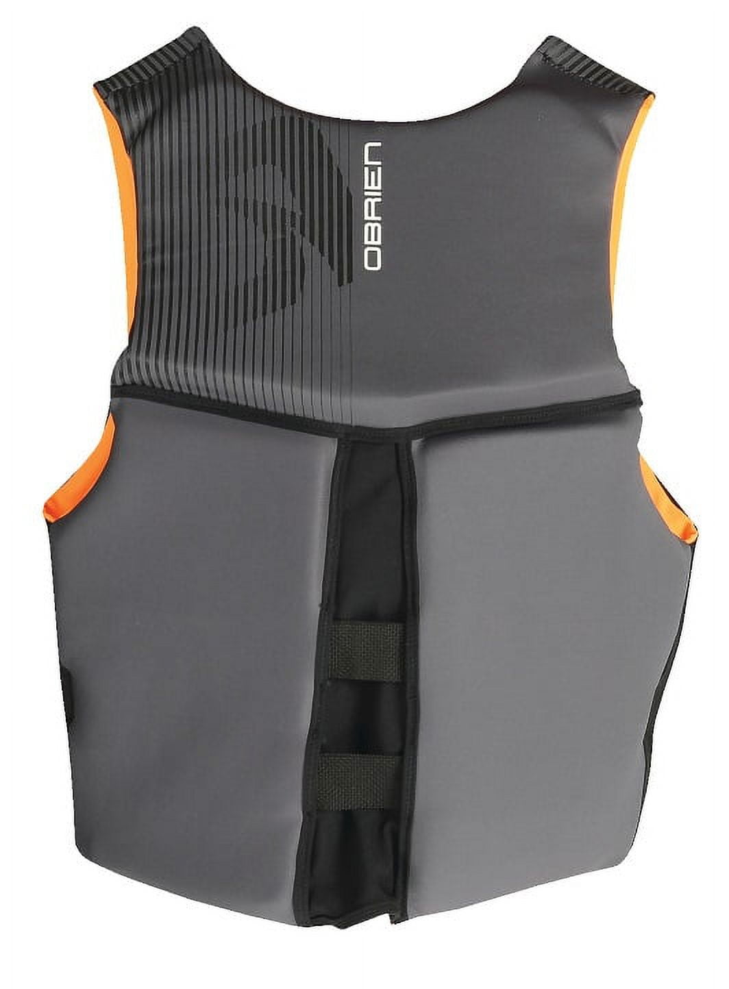 O'Brien Men's Flex V-Back NeoLife Jacket (Blk/Org)-S (32"-36")