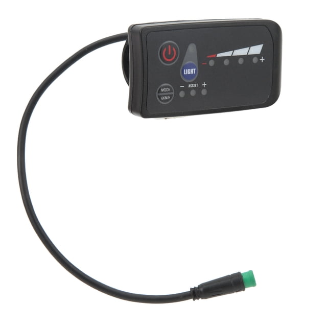 Electric Bike Display, Waterproof 5 Pin LED Display Panel, Electric Bike Power Display Meter For Electric Bike Electric Bicycle Modification Accessories