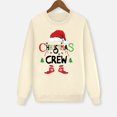 thumbnail image 2 of QTSHPN Family Matching Outfits Christmas Print Long Sleeve Lightweight Pullover Casual Wear Holiday Sweatshirt, 2 of 4