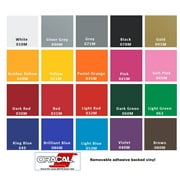 Vinyl Oracal 631 Removable Adhesive Backed Vinyl 12" x 5' each roll Brilliant Blue