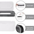 thumbnail image 3 of GHSDFBB 2 Pcs Wipes Dispenser, Dustproof Wipes Container Wet Tissue Box Baby Wipe Holder Large Capacity Wipes/Tissue Case with Secure Lid Keeps Wipes Fresh for Home Office(Grey+Blue), 3 of 7