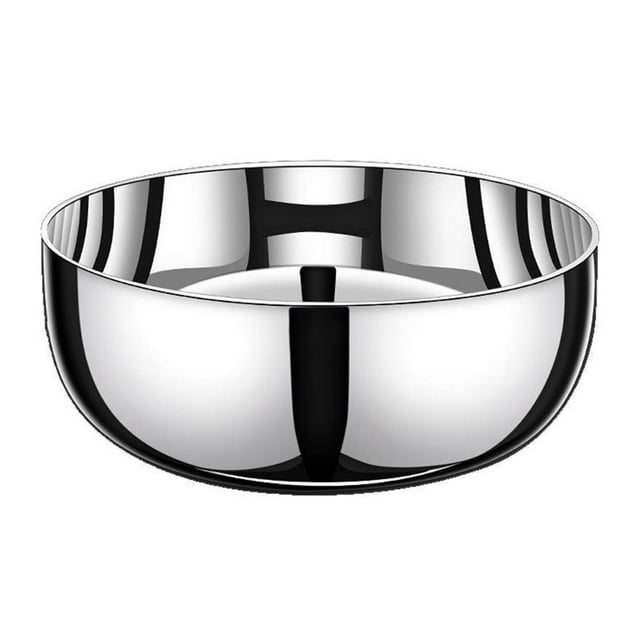 Tazón de acero inoxidable para mezclar, tazón de metal, accesorio para hornear, lavabo que ahorra espacio, tazón para servir para preparar bocadillos Diámetro 24cm