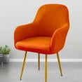 thumbnail image 3 of Fundas para sillas Wosthever, lavables, decoración del hogar, naranja, 3 of 6