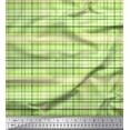 thumbnail image 1 of Soimoi Rayon Fabric Plaid Check Printed Fabric 1 Yard 56 Inch Wide, 1 of 3