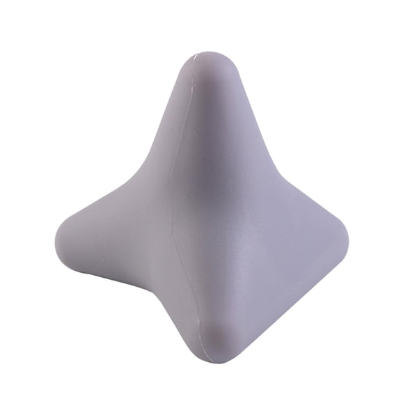 2.6x2inch Trigger Point Massage Ball, Deep Tissue Fascial Ball, Manual Trigger Point Massage Tool for Muscle Knot Deep Tissue Relief Myofascial Release Physical Therapy(Gray)