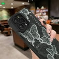 thumbnail image 4 of for iPhone 11 Pro Max Case, Cute Pattern Black Butterfly iPhone 11 Pro Max Case, Screen Protector Camera Protection Lens Shockproof Phone Case for Girls Women, 4 of 12