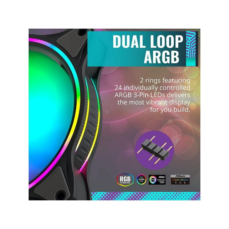 Cooler Master MasterFan MF120 Halo Duo-Ring Addressable RGB
