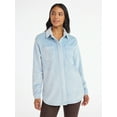thumbnail image 2 of Avia Women's and Women's Plus Cord Velour Shacket, Sizes XS-4X, 2 of 6