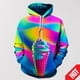 thumbnail image 4 of Sudadera con capucha con estampado de helado delicioso en 3D para hombres y mujeres, sudaderas con capucha de moda Streetear para niños y niñas, ropa linda Y2k, 4 of 5