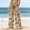 #11Beige, variant on Womens Chiffon Pants Flowy Elastic Waist Wide Leg Palazzos Trousers Summer Lightweight Bikini Cover up See Through Sheer Mesh Beach Pants