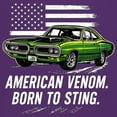 thumbnail image 3 of American Venom Muscle Car Sweatshirt RT Street Racing V8 V12 Perfomance Power Ride Speed Lovers Horsepower Hoodie, 3 of 7