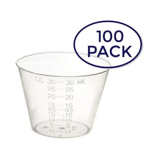 10pcs 15ml/30ml Transparent Clear Plastic Double-scale Medicine Measuring  Cup