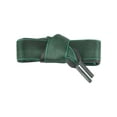 thumbnail image 2 of INSPIRE CHIC Satin Ribbon Shoelaces Double Layered Flat Snow Yarn Shoe Laces 1 Pair Black-Dark Green 180cm/70.87", 2 of 4
